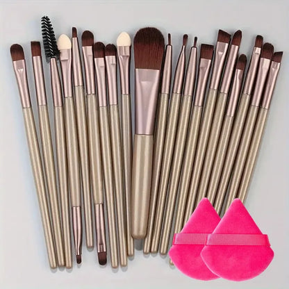 20Pcs Makeup Brush Set Eyeliner Brush Blending Brush Makeup Brushes for Cheeks Eye Cosmetic Foundation Brush Make Up Brushes Set