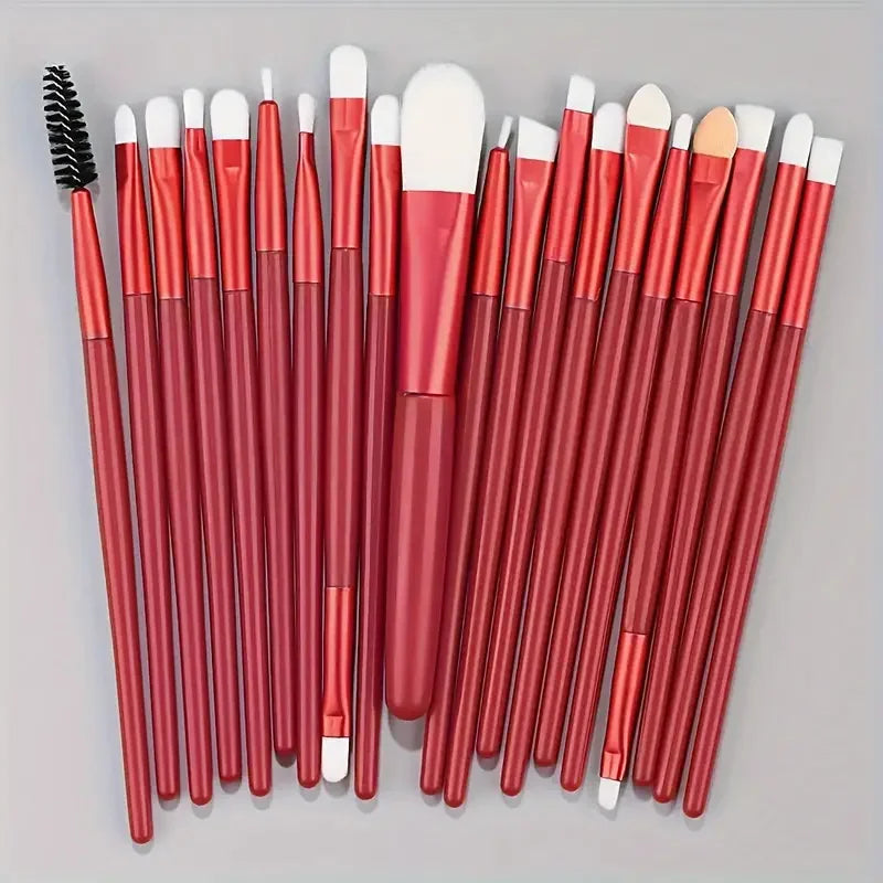 20Pcs Makeup Brush Set Eyeliner Brush Blending Brush Makeup Brushes for Cheeks Eye Cosmetic Foundation Brush Make Up Brushes Set